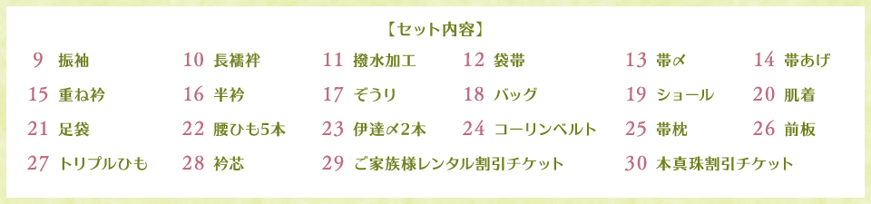 セット内容